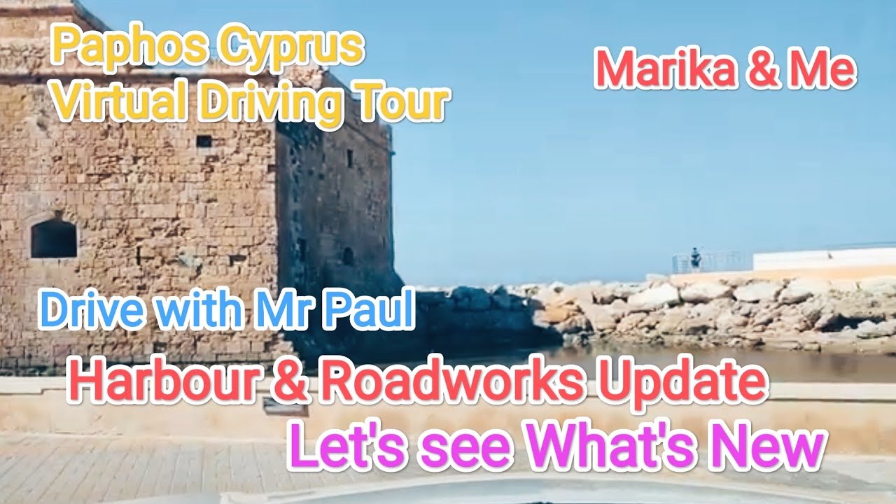 Paphos Harbour & The Roadworks Update.. Paphos Cyprus