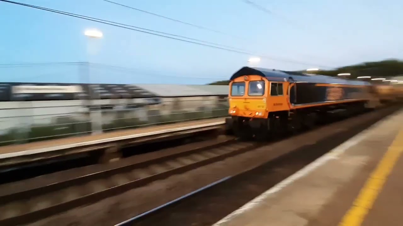 CLASS 66 HEAVEN .. TO & FROM CAMBRIDGE inc CLASS 37, 67, 56 & 66789 Large Logo & 66783 Biffa.
