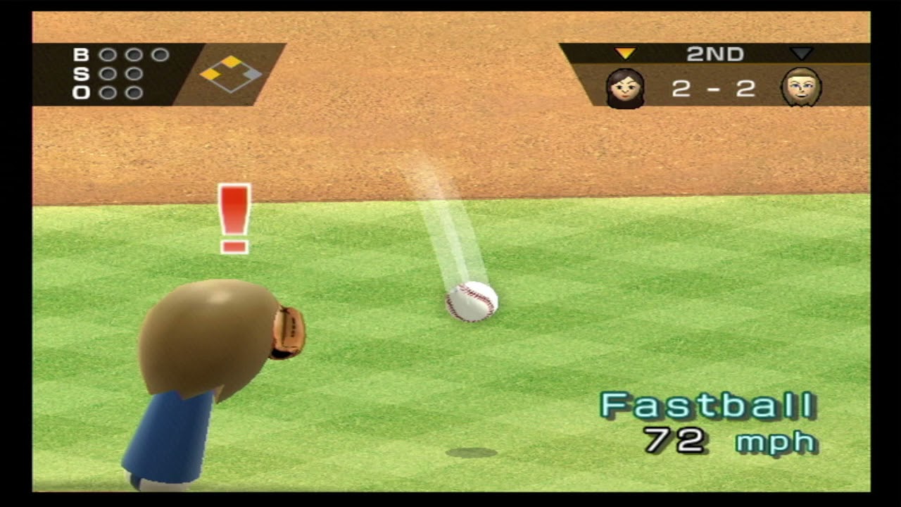 Wii Sports Baseball Fumiko vs Abby