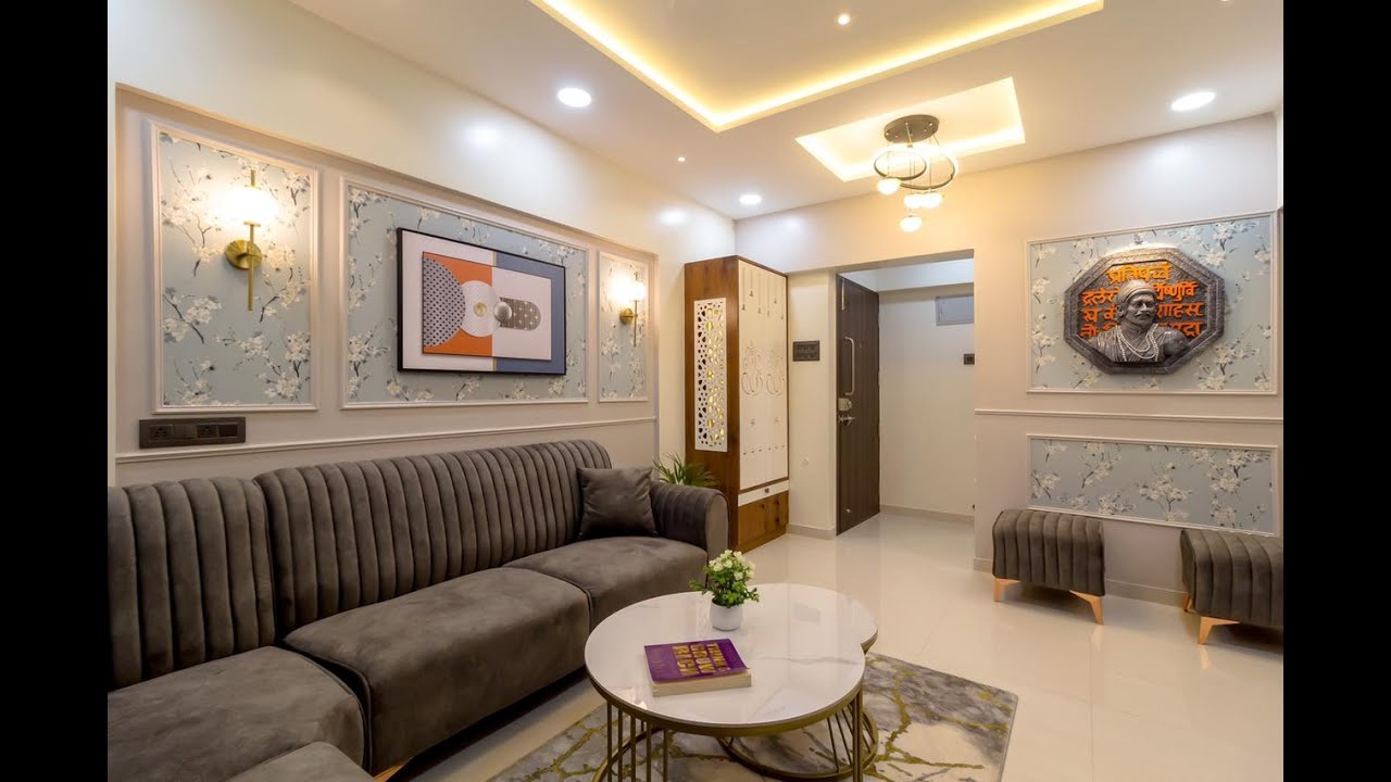 2 BHK Flat Interior Design in Pune | Ganga Amber I Tathawade I Pimpri Chinchwad I Vallabh Interiors