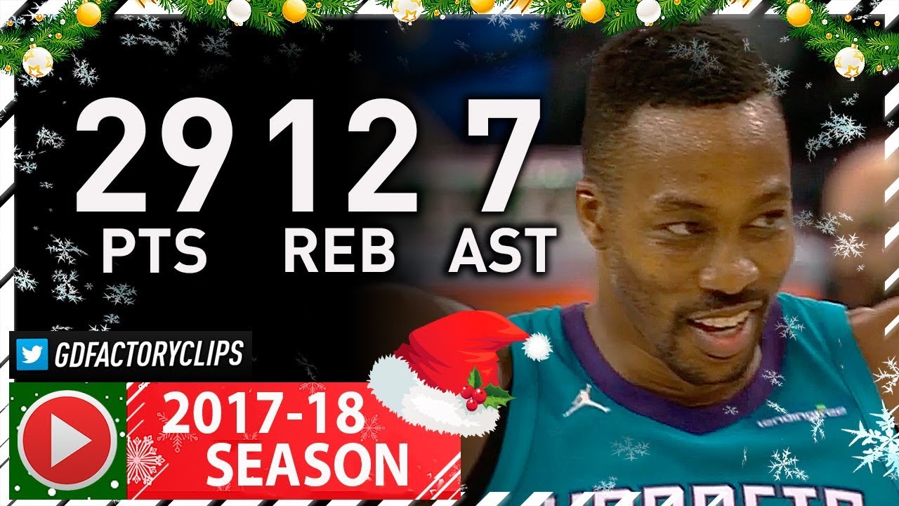 Dwight Howard Full Highlights vs Warriors (2017.12.29) - 29 Pts, 12 Reb, 7 Ast, BEAST!