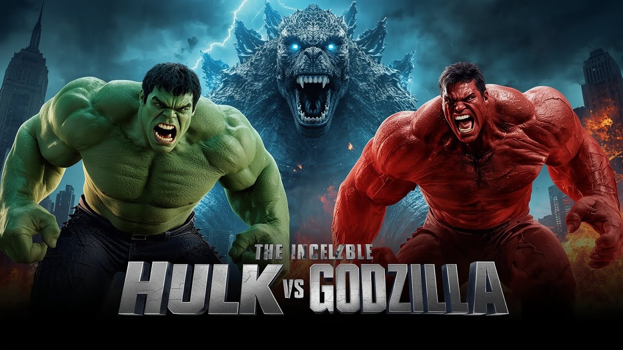 The Incredible Hulk vs Godzilla | Ultimate Cinematic Monster Battle 🔥 