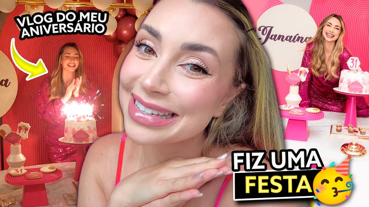 VLOG: MINHA FESTA DE ANIVERSARIO!!