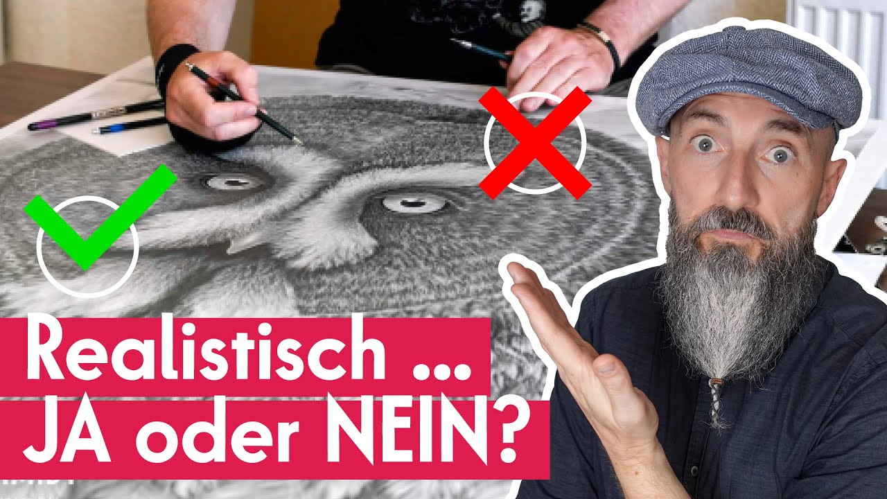3 Gründe, warum realistisch zeichnen dich nicht unbedingt weiterbringt und eher im Weg steht.