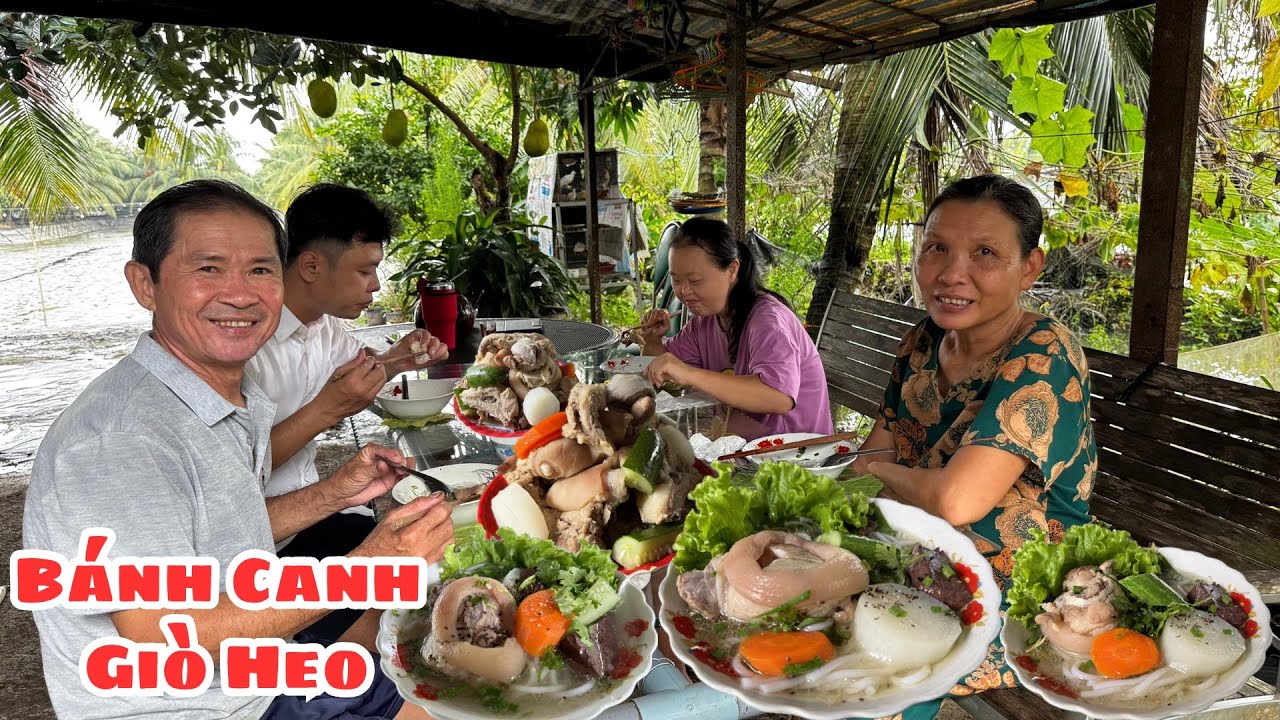 Ngày Mưa Bắt Hôi Được Nhiều Cá Trê, Ăn Tô Bánh Canh Giò Heo Nóng Hổi