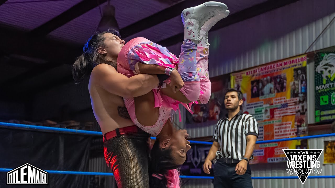 Mia Friday vs Shimbashi (Intergender) Vixens Wrestling Revolution