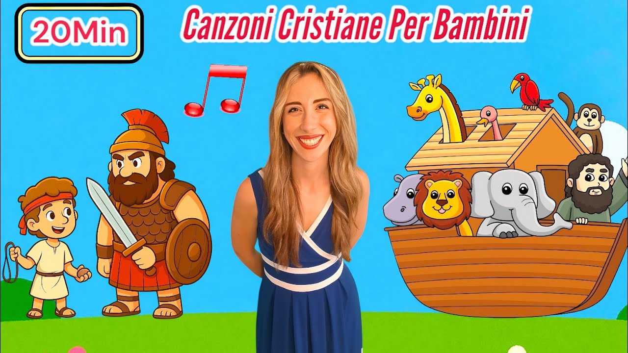 Yada-20 Minuti di Musica Cristiana per Bambini–Canzoni Per Bambini|🎶 Impara le Storie Della Bibbia📖✨