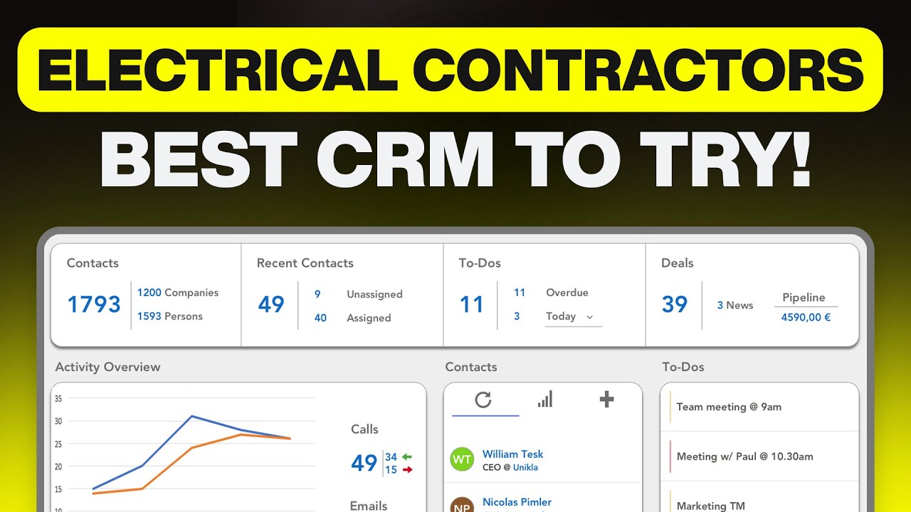 Best CRM for Electrical Contractors in 2026