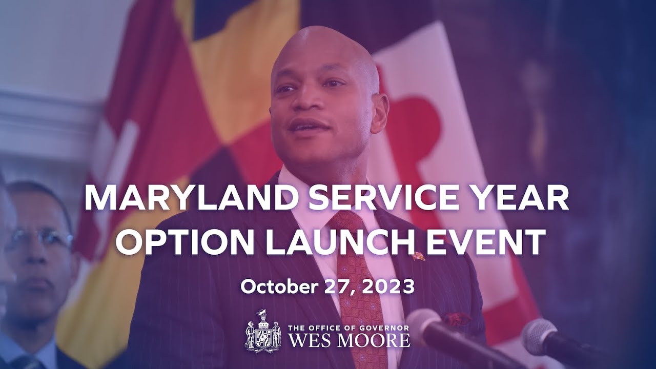Governor Wes Moore Introduces Inaugural Class of Maryland Serves