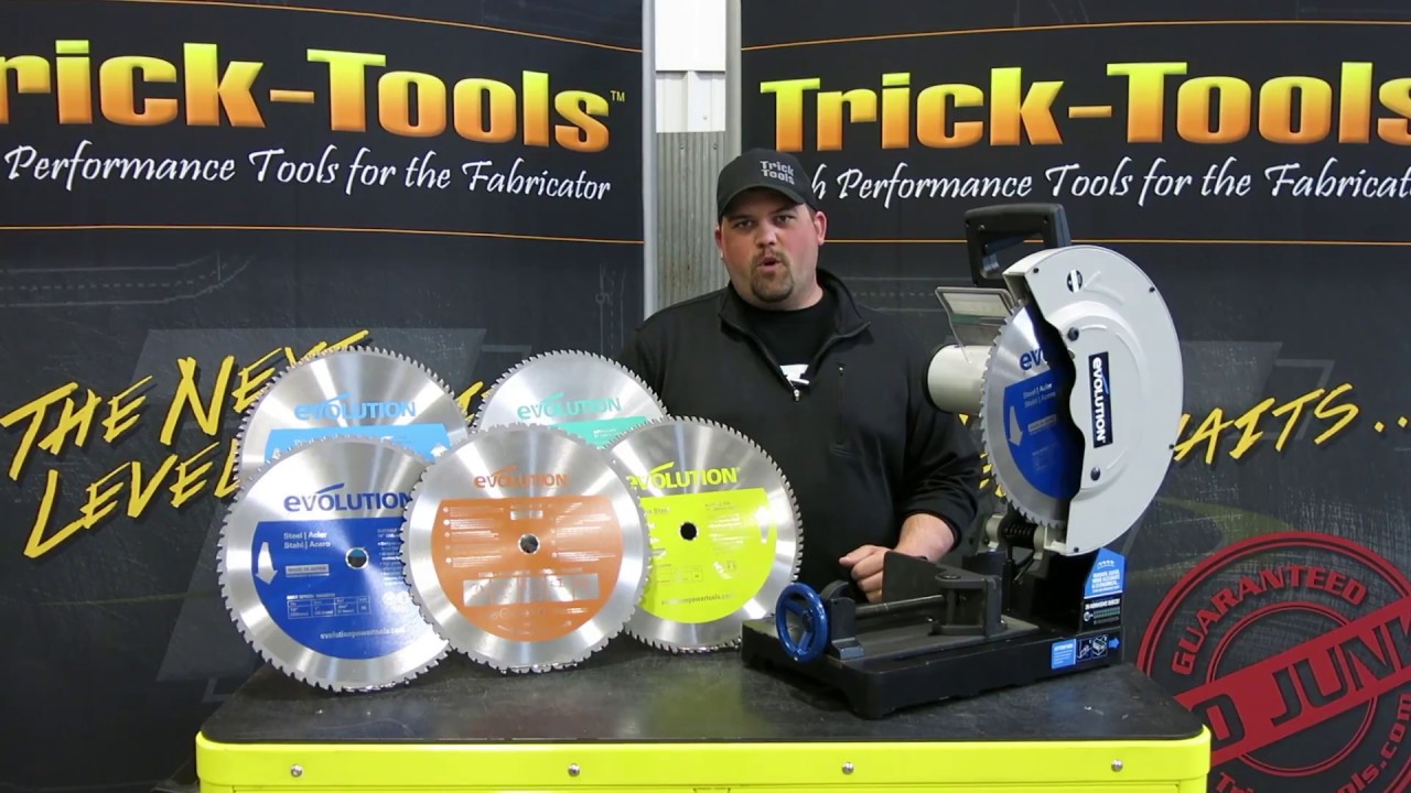 Evolution 380 TCT Chop Saw @ Trick-Tools!!