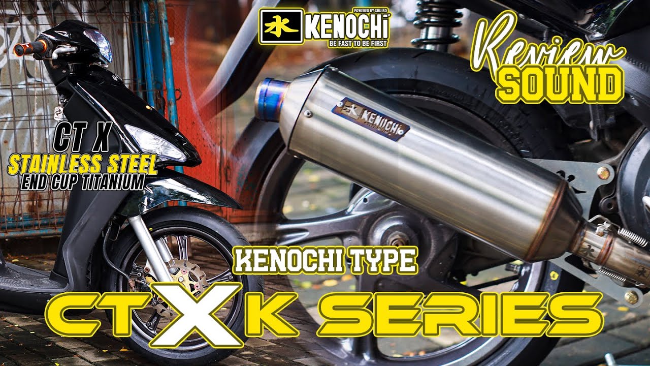 KENOCHI RACING EXHAUST - TYPE CT X K SERIES FOR MATIC (BASIC 110 S/D 200cc)