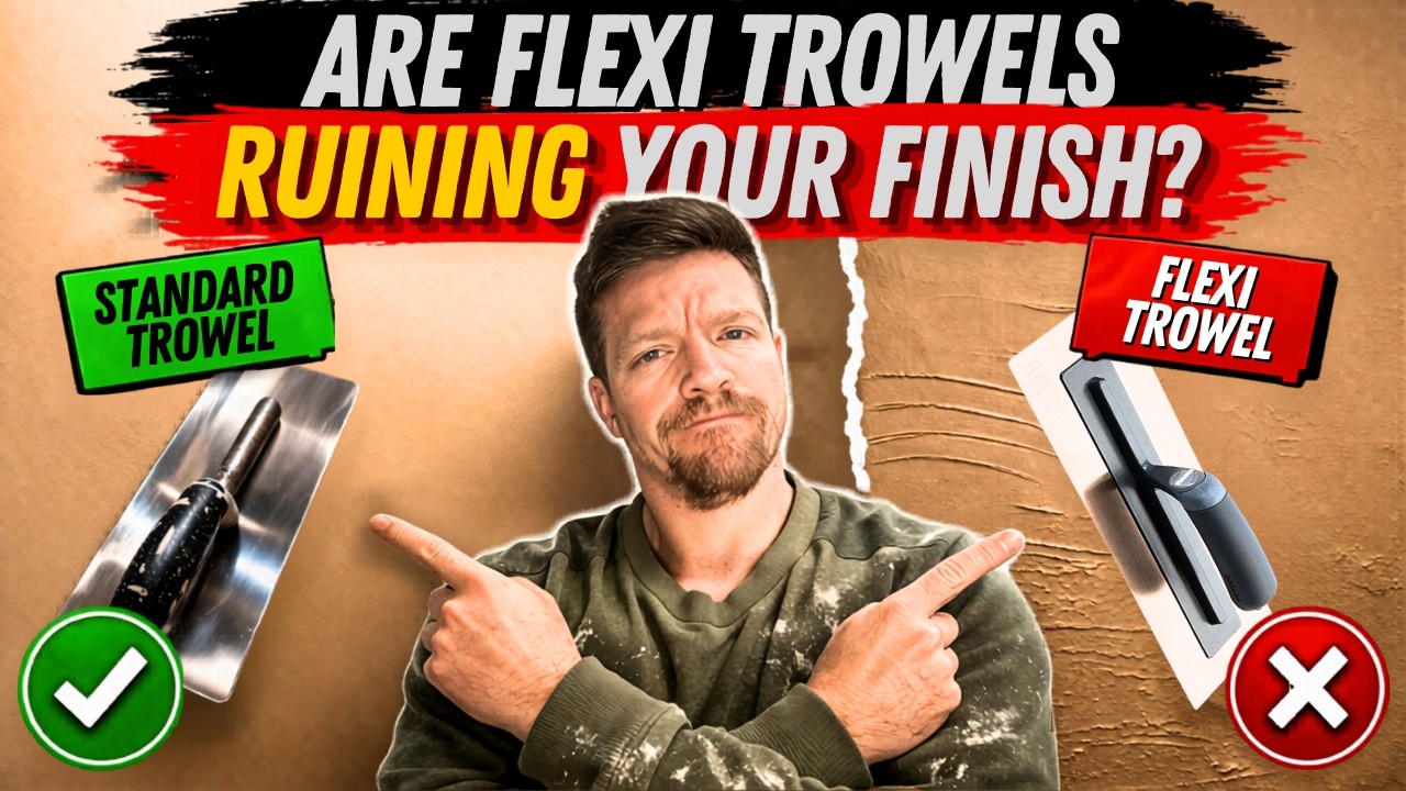 Are Flexi Trowels Destroying Your Plastering Results??