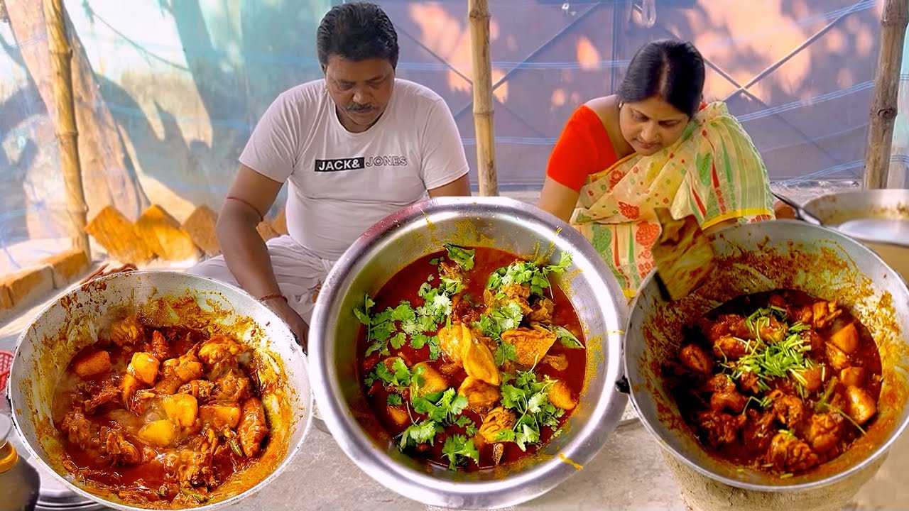 Dehati Chicken Curry মশলা বাটাবাটির ঝামেলা ছাড়াই গ্রামীণ স্টাইলে সুস্বাদু মুরগির ঝোল বন্ধুরা🔥