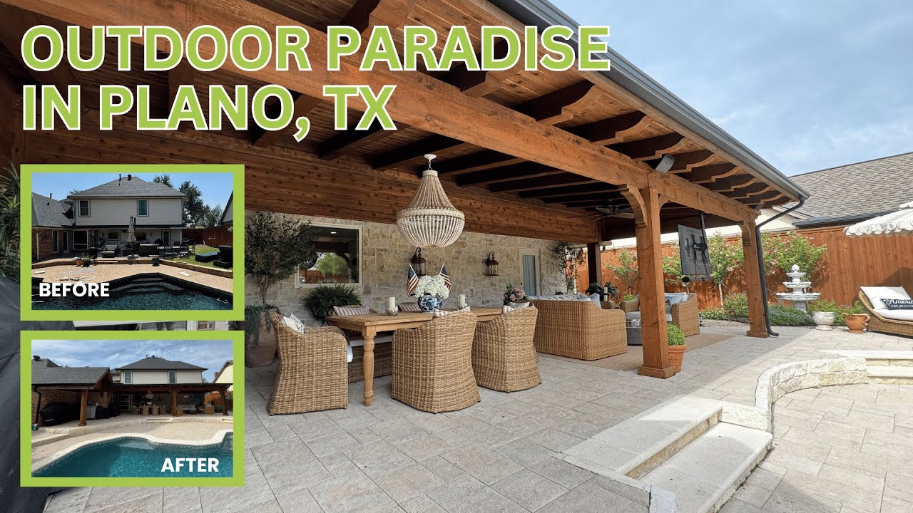 OUTDOOR PARADISE ON THIS PATIO!