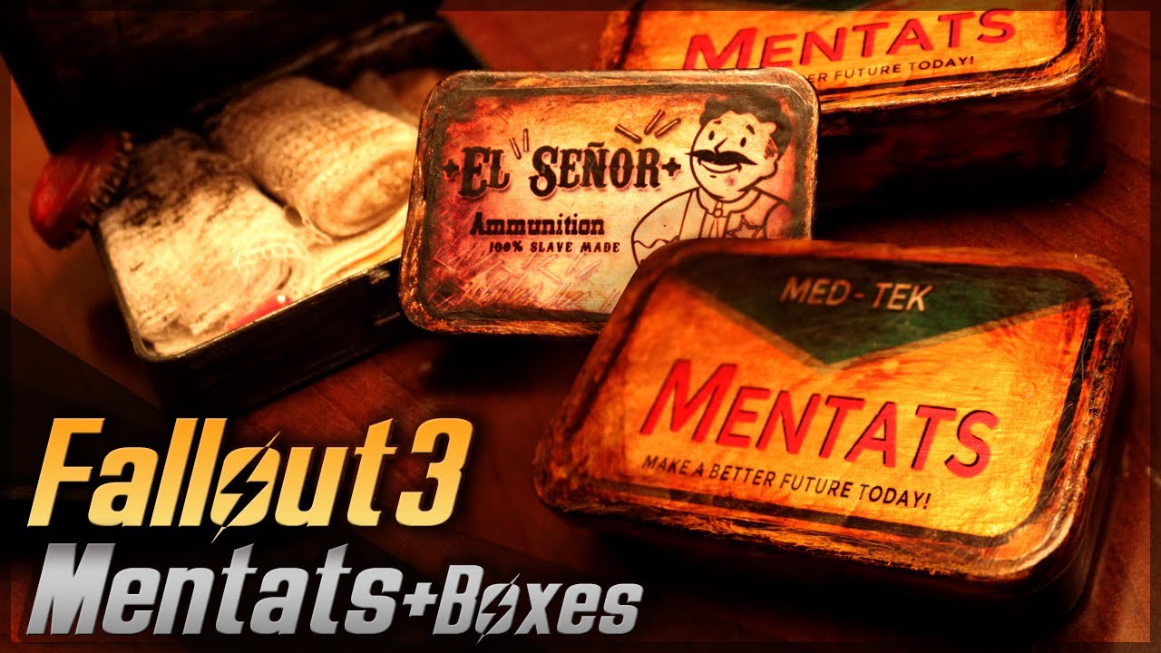 Mentats + Plus Boxes | Fallout 3 | Props Travel Kit Tutorial