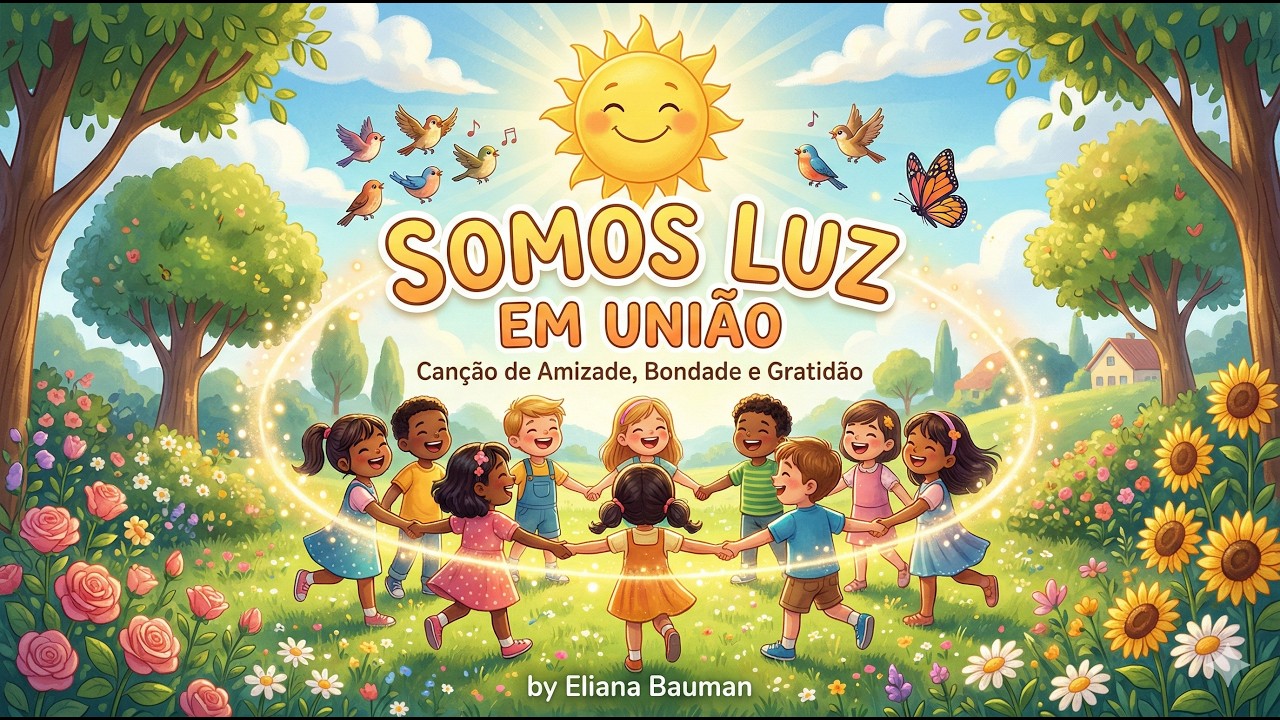Somos Luz em União – Canção Infantil sobre Amizade, Bondade e Gratidão