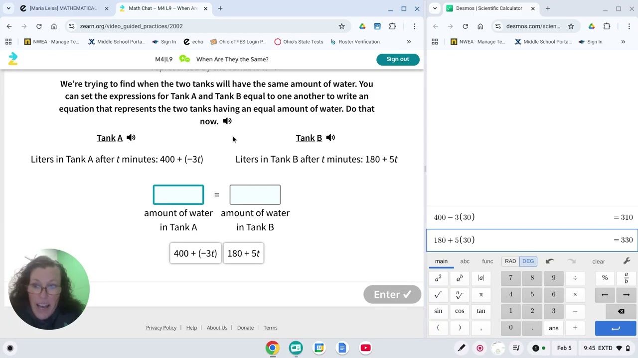 Zearn  Mission 4 Lesson 9: When Are They the Same Math Chat video