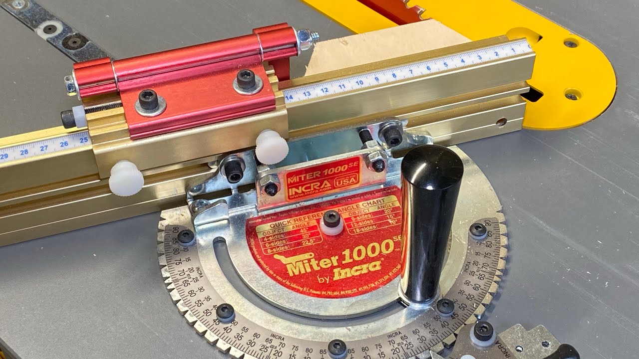 Dewalt Dwe7492/Incra Miter 1000SE Accuracy Test