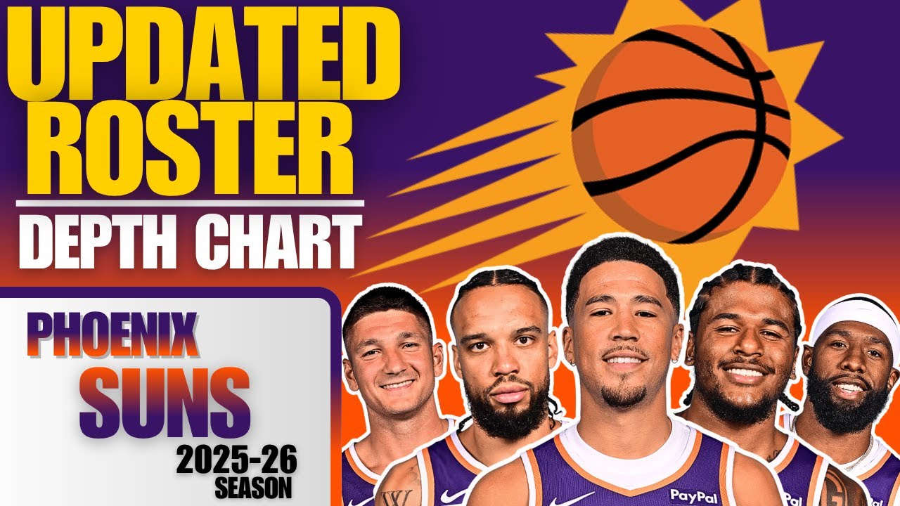 Phoenix Suns 2025/26 Roster & Depth Chart | Lineup with Devin Booker, Jalen Green & Dillon Brooks!
