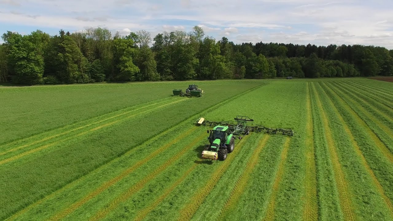 Steigerung der Futterqualit&auml;t durch KRONE -Technik (Wender-Zinken) &ndash; www.besseres-futter.de