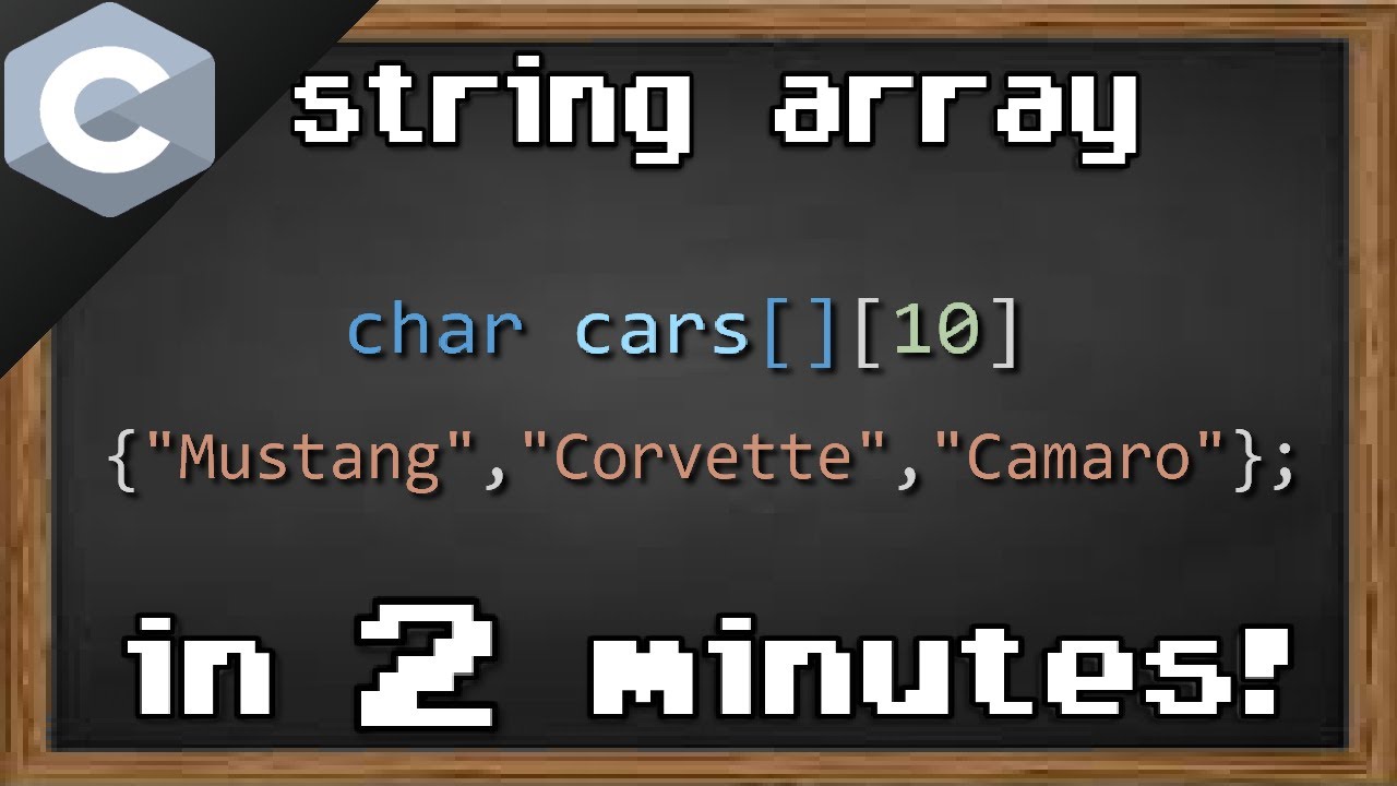 C array of strings🧵