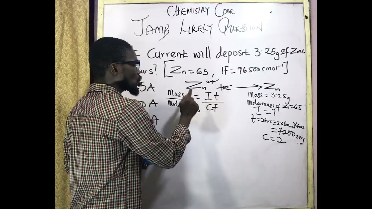 ELECTROLYSIS ¦¦ 2026 JAMB LIKELY QUESTION#viral #chemistry 