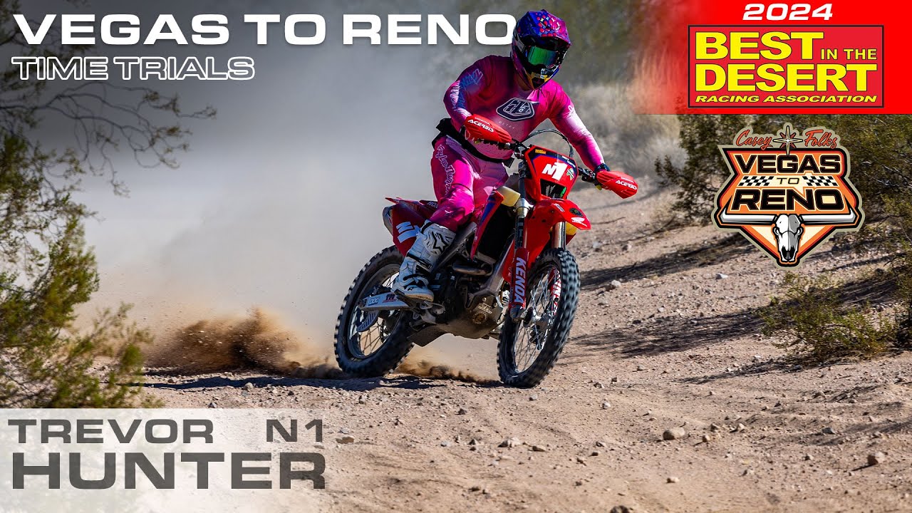 BITD Vegas 2 Reno Qualifying Hot Lap | Open Pro Motorcycle | Honda CRF450X Desert Racing