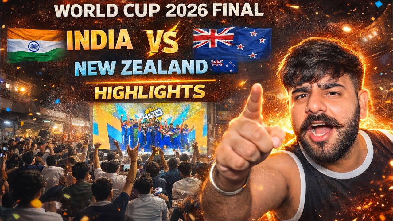 🔥 India 🇮🇳 vs New Zealand 🇳🇿 Final 2026 | World Cup Final Match Highlights | Akash sharma vlog❤️