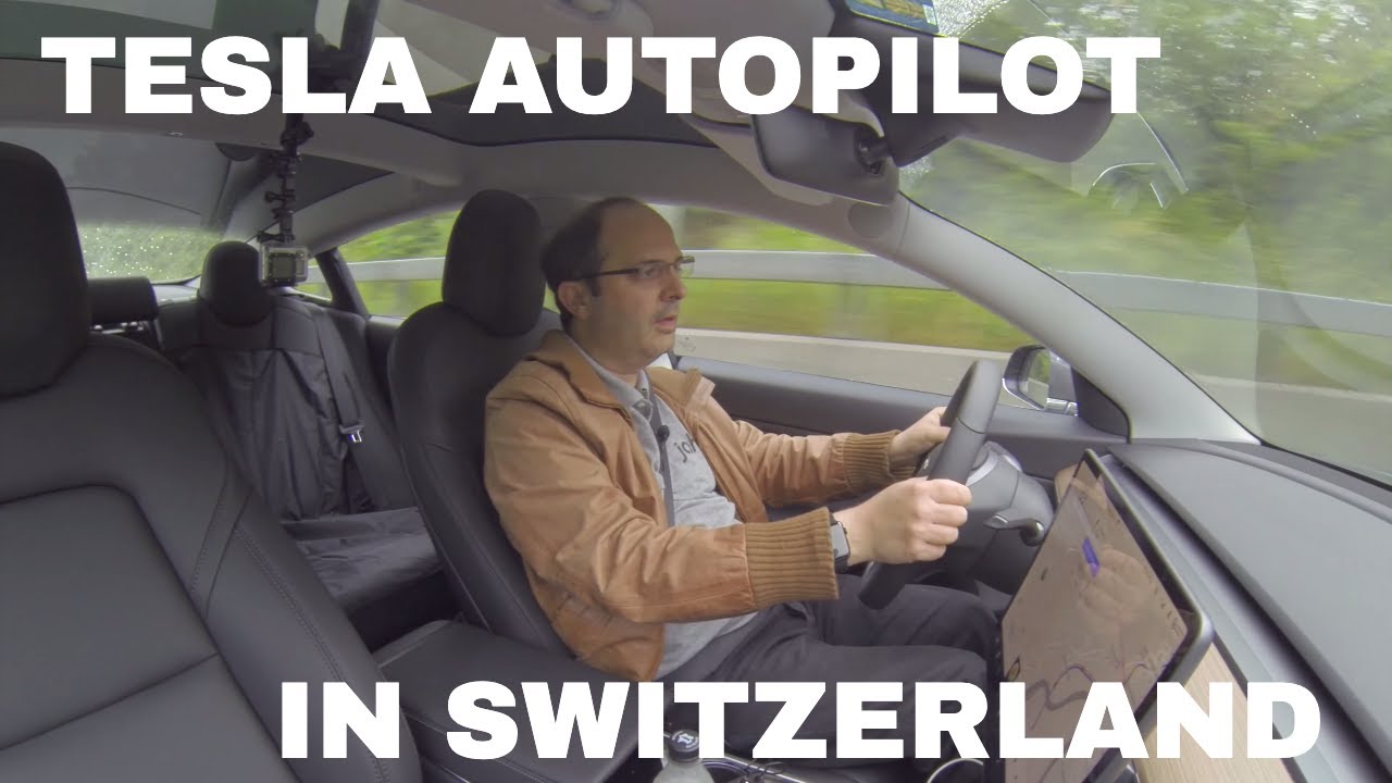 Tesla Model 3 Autopilot in Switzerland