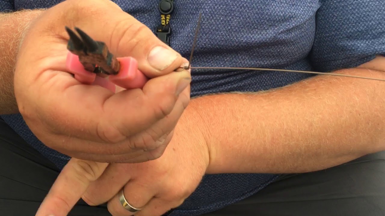 The BEST way to make a steel leader for musky and pike fishing!