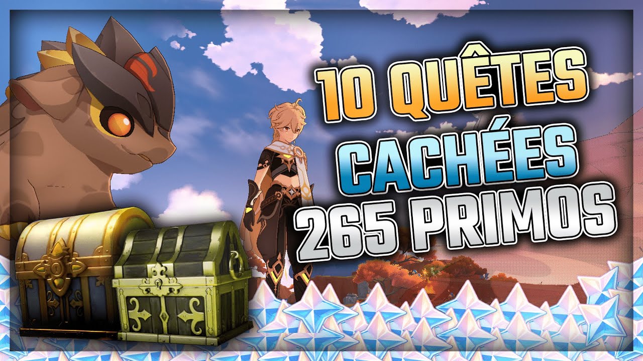 SUR LES TRACES DE L'ÉLU DES DRAGONS | 10 Quêtes secondaires & cachées MAJ 5.0 Natlan |Genshin Impact