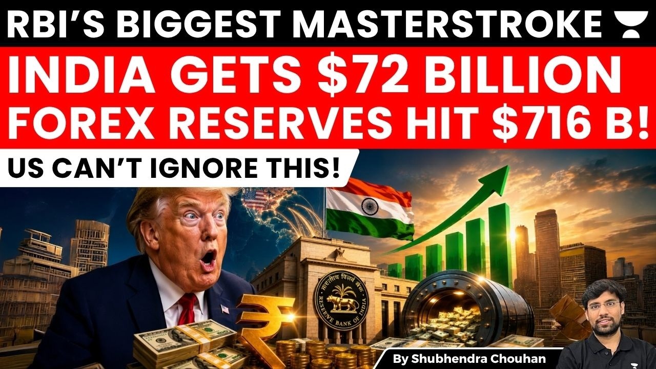 RBI&rsquo;s $72 Billion Masterstroke: India&rsquo;s Forex Reserves Hit $716B, US Faces a New Challenge!