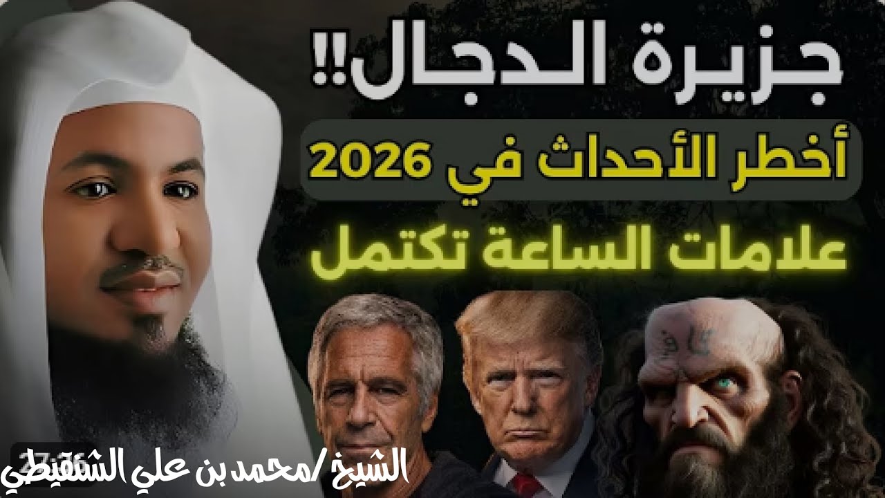أوشك العالم على الإنتهاء!؟ جزيرة الشيطان! علامات الساعة الكبرى   محمد بن علي الشنقيطي