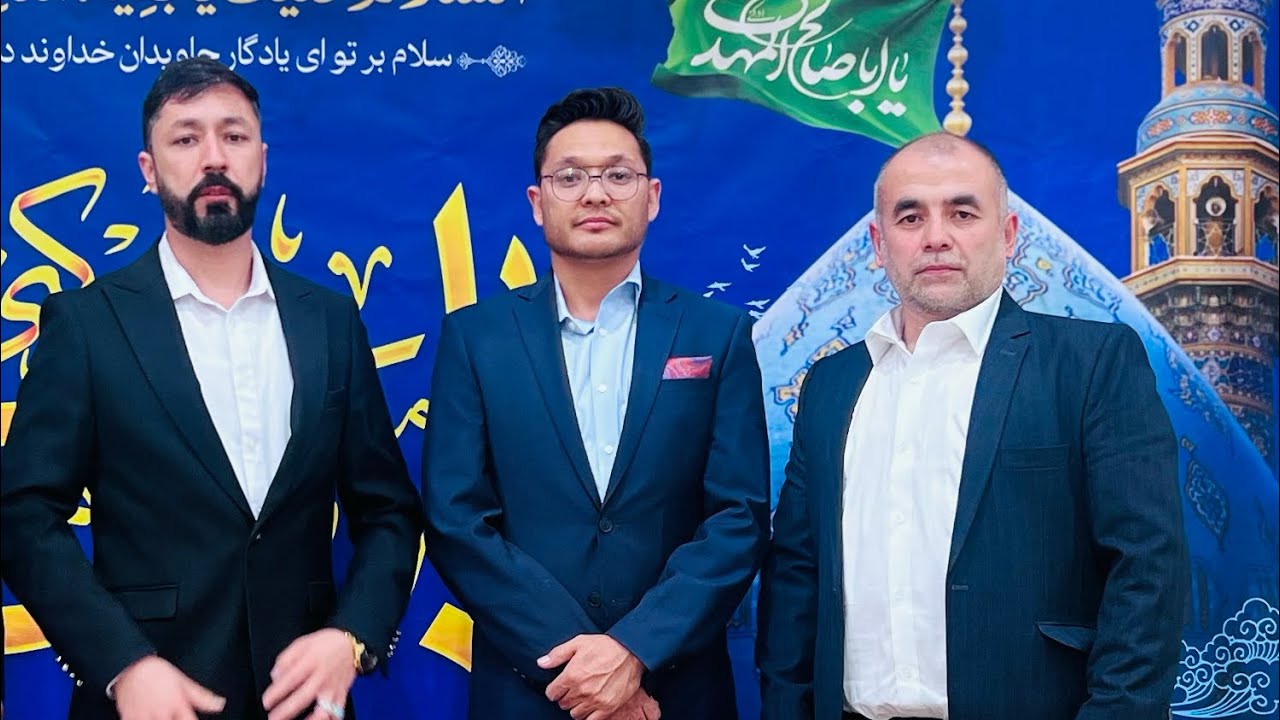 سرود سه گانه ای  ( دسته گل محمدی یابن الحسن خوش آمدی )توسط حاج رضا نوری ، سخی اکبری ، حمید شکری 