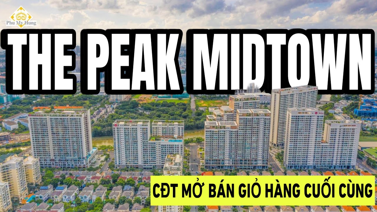 THAM QUAN DỰ ÁN THE PEAK MIDTOWN PHU MY HUNG SAU 2 NĂM BÀN GIAO PART 1