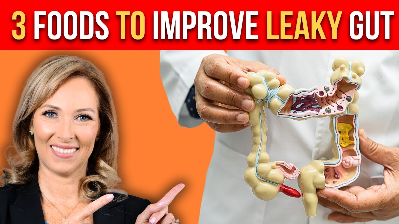 3 FOODS to IMPROVE Leaky Gut | Dr. Janine