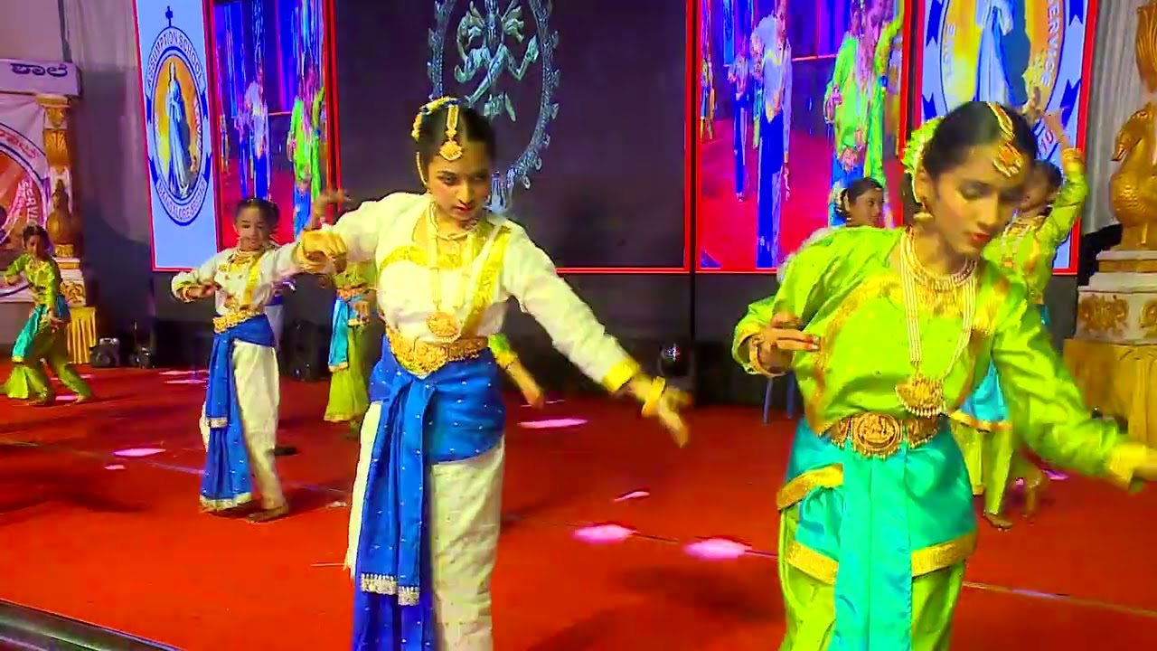 Thematic dance by the Assumption children' Rajajinagar