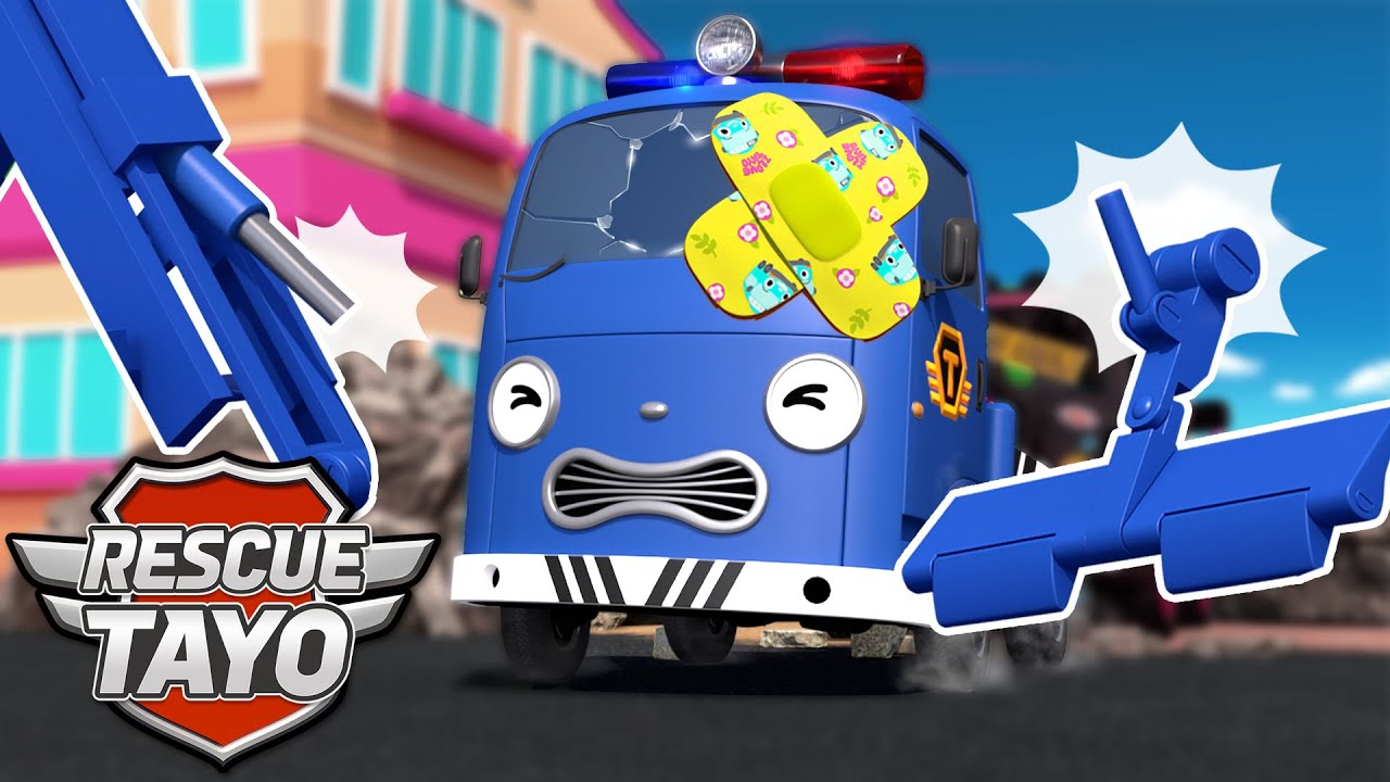 The Blue Rescue Team is in Trouble! Reki is INJURED! l Rescue Car Story l Tayo Rescue Team
