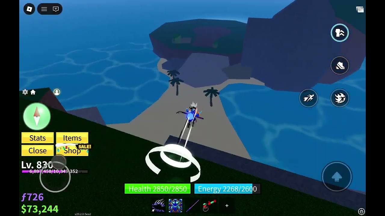 I ATE KITSUNE IN BLOX FRUIT (ROBLOX)