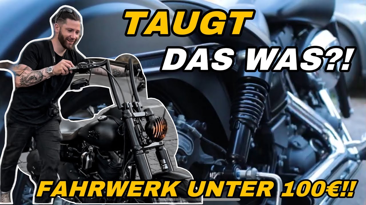 Motea Stoßdämpfer, taugt das was? Fahrwerk unter 100€!! Bobberbuild
