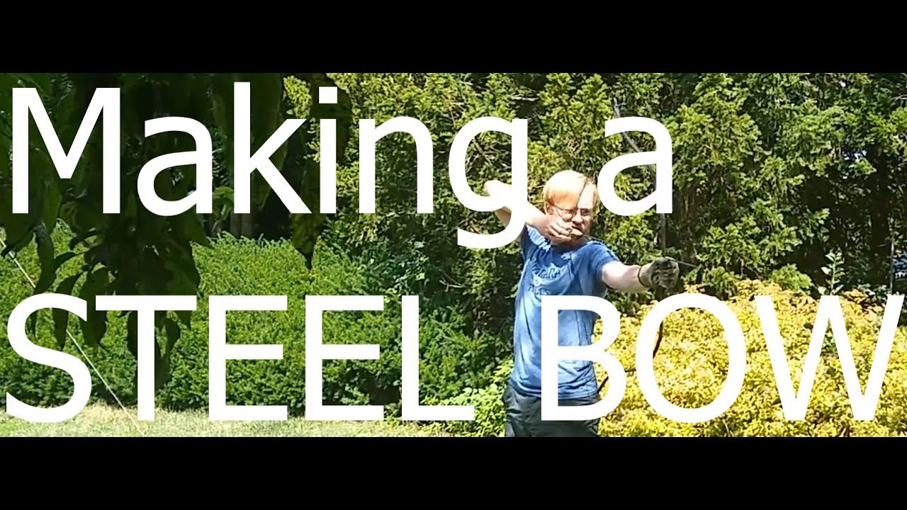 Making a STEEL BOW from REBAR