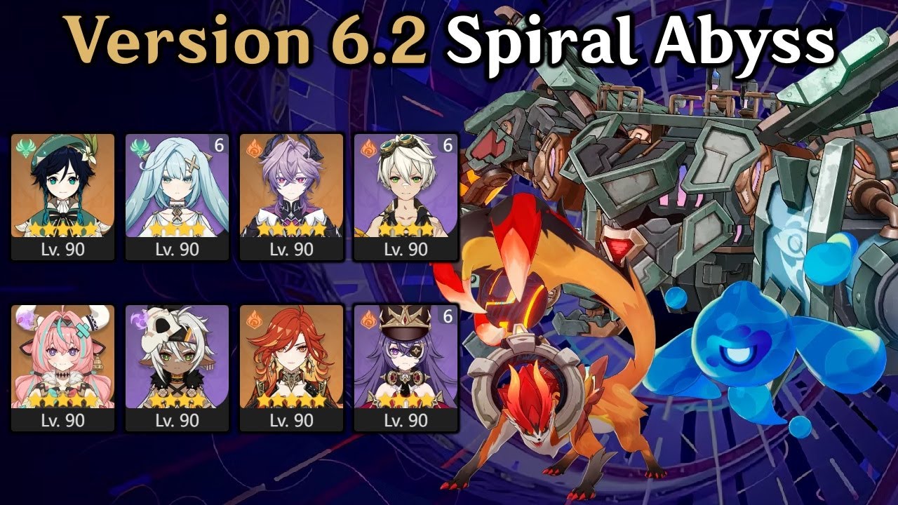 6.2 Spiral Abyss | Venti Premium & Varesa Overloaded | Genshin Impact