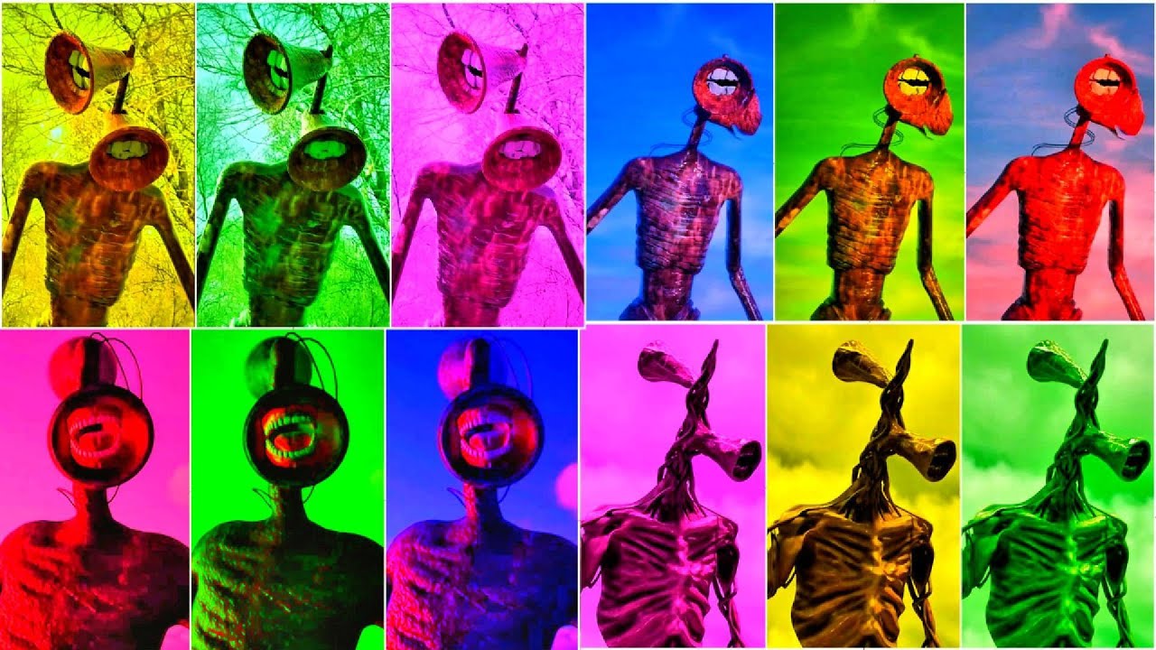 Siren head megamix coffin dance meme song cover siren head mega colour battle coffin dance