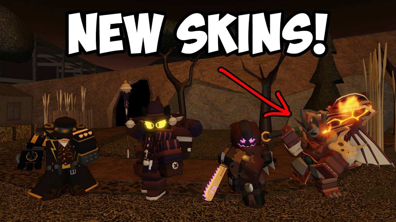 4 NEW FALL THEMED SKINS | TDS