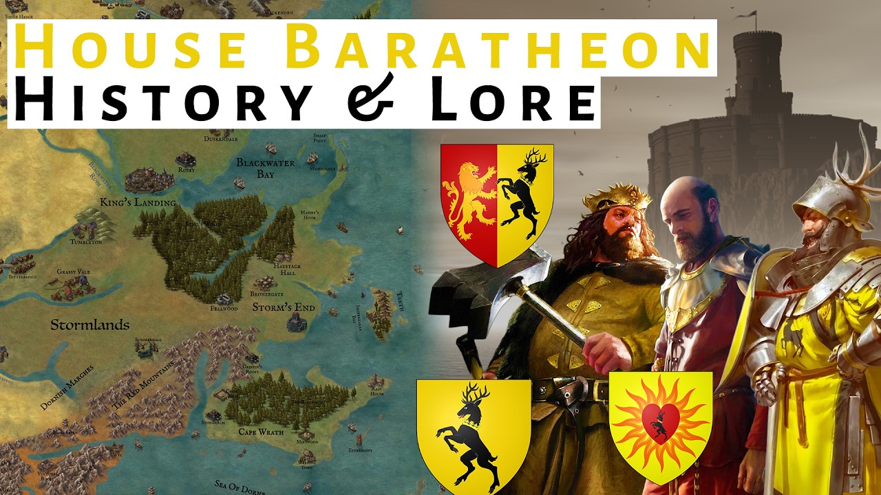 House Baratheon Of Storm's End: Complete History & Lore | House Of The Dragon / ASOIAF explained