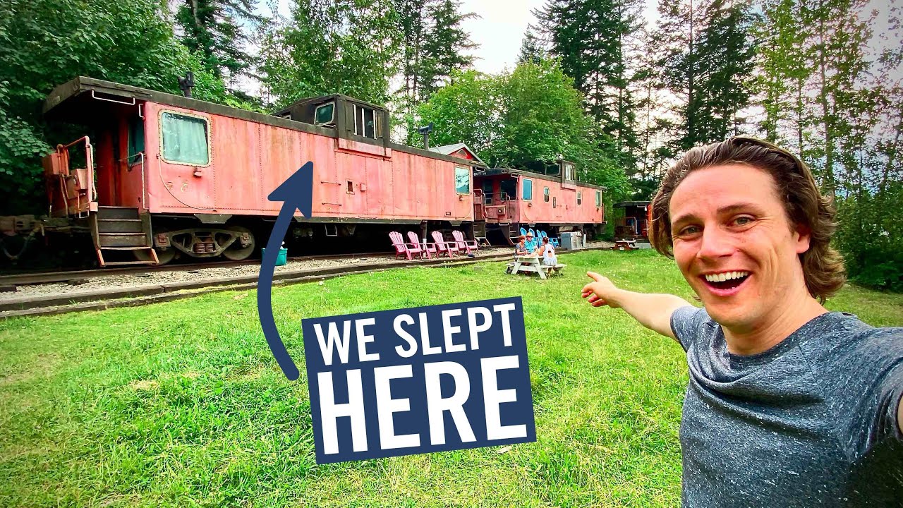 THIS TRAIN CABOOSE IS A HOSTEL! - Full Tour