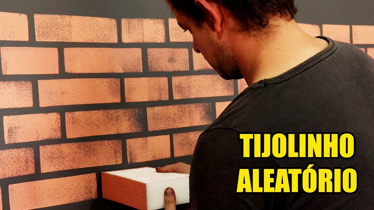 Efeito Tijolinho Aleatório Faça Você Mesmo