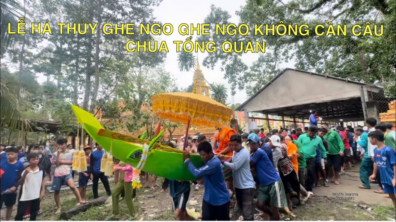 Lễ hả thủy ghe ngo không Sài cần câu chùa tổng quản  phiên bản mới 2025 .