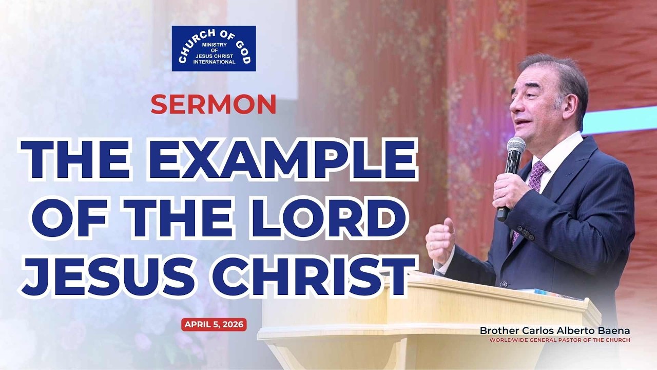 Sermon: The Example of the Lord Jesus Christ #CGMJCI #IDMJI