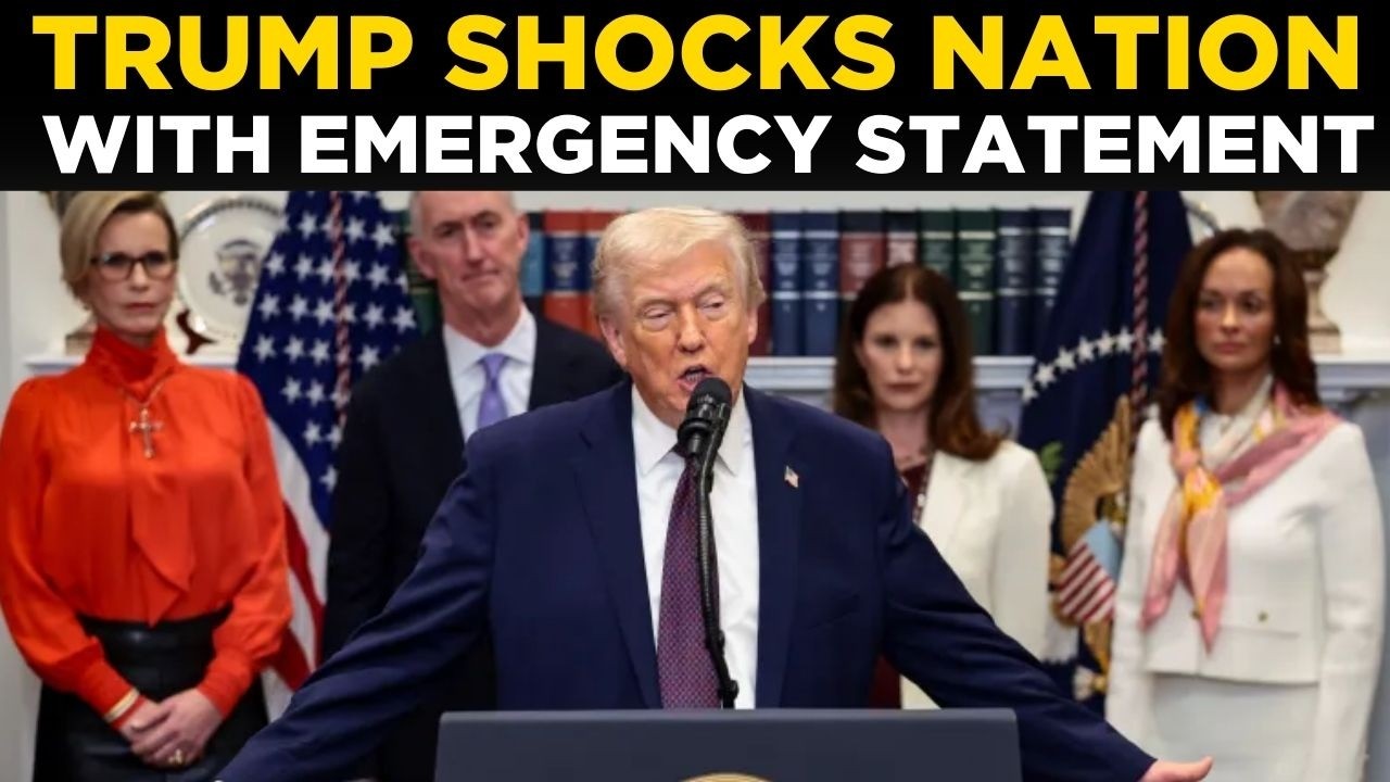 Trump LIVE: Trump Makes Shocking National Emergency Statement | Latest Updates | Donald Trump Speech